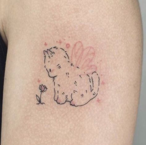 Tatuaje Hello Kitty, Whimsical Tattoos, Hello Kitty Tattoos, Small Pretty Tattoos, Cute Little Tattoos, Cute Tiny Tattoos, Discreet Tattoos, Girly Tattoos, Subtle Tattoos