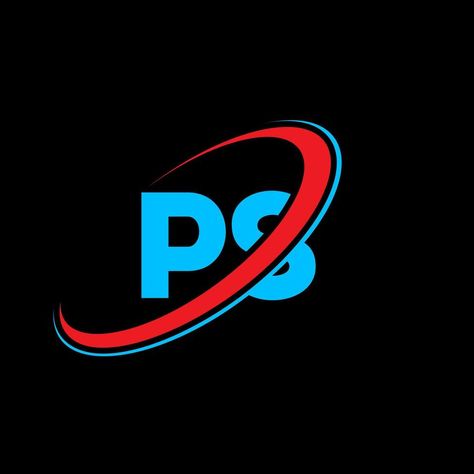 PS P S letter logo design. Initial letter PS linked circle uppercase monogram logo red and blue. PS logo, P S design. ps, p s Pc Logo, Facebook Cover Photos Hd, P Logo Design, S Letter Logo, Funny Cartoon Images, Logo P, Creative Iphone Case, Letter Art Design, Edit Logo