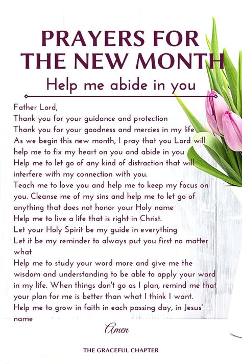 Prayers for the new month - Help me abide in you Prayer For New Month December, Prayer For New Month November, Prayers For The Month Of October, Happy New Month April Prayer, New Month Declarations, May Blessings Month Of, New Month Bible Verses, Prayers For A New Month, Happy New Month September Prayer