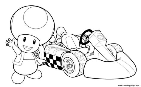 Print toadette mario kart coloring pages Mario Kart Coloring Pages, Super Mario Coloring Pages, Mario Coloring Pages, Free Coloring Sheets, Coloring Pages For Boys, Easy Coloring Pages, Mario Bros., Coloring Pages To Print, Mario Kart