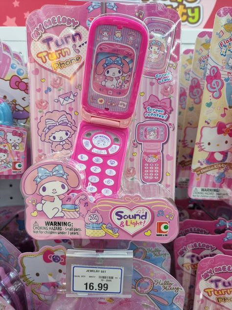 Toy Flip Phone, My Melody Flip Phone Template, My Melody Flip Phone, Sanrio Flip Phone Template, Flip Phone Drawing, My Melody Merch, Flip Phone Template, Crystals List, My Melody Phone