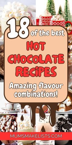 Make your winter nights special with slow cooker hot chocolate recipes that are both simple and delightful. Try out Crock-Pot hot chocolate recipes for a hassle-free way to enjoy a delicious cup of hot chocolate. Perfect for making batches of hot chocolate for family reunions, Christmas parties, festive get-togethers or just to give a little warmth and comfort on cold winter days. Deluxe Hot Chocolate, Hot Chocolate Recipes Christmas, Make Hot Chocolate, Hot Chocolate Flavors, Flavored Hot Chocolate Recipes, Flavored Hot Chocolate, Slow Cooker Hot Chocolate Recipe, Soda Drinks Recipes, Slow Cooker Hot Chocolate