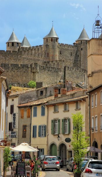 Street leading up to the Old City of Caracassonne Travel In France, Carcassonne France, France Aesthetic, France Travel Guide, Chateau France, Visit France, A Fairy Tale, French Countryside, Most Beautiful Cities