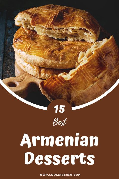 Armenian Sweets, Armenian Dessert, Cultural Foods, Tart Flavors, Yogurt Bread, Armenian Food, Desserts Around The World, Eastern European Recipes, Fruit Pastries