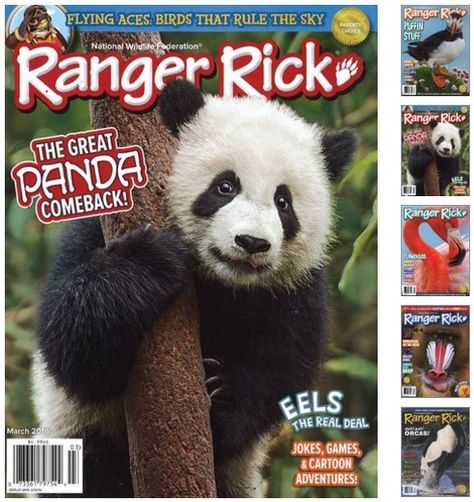 Get a Ranger Rick magazine subscription for just $10 per year! Ranger Rick Magazine, Ranger Rick, February Wallpaper, Great Comebacks, Money Saving Mom, Flying Ace, Yogi Bear, Party Organization, Reading Log