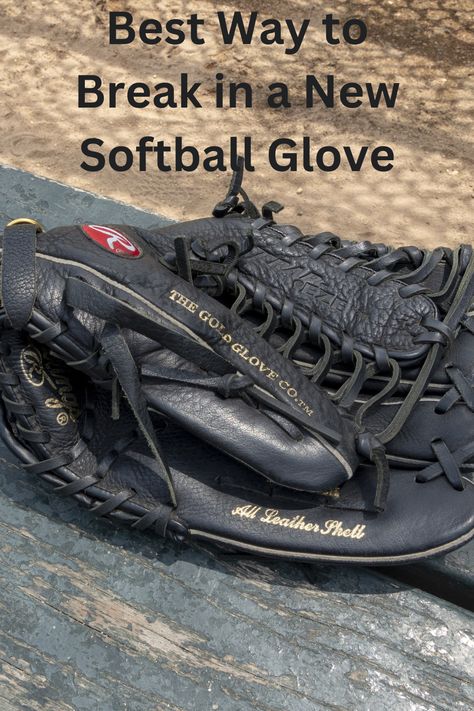 A new glove can be stiff and uncomfortable, making it difficult to catch the ball. However, breaking in a new softball glove can be a daunting task, especially if you're not sure where to start. How To Break In A Baseball Glove, Breaking In A Baseball Glove, How To Break In A Softball Glove, Break In Baseball Glove, Kids Softball, Softball Bats Fastpitch, Slow Pitch Softball, Softball Bats, Softball Gloves