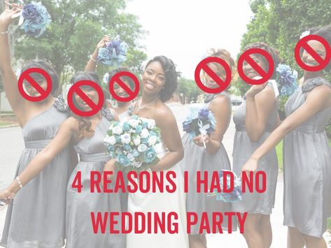 I see so much talk online about "Do I need a wedding party?" Or "Are bridesmaids necessary?" And then there's "What if my wedding party is uneven?" I'm here to say you can skip ALL THESE QUESTIONS, by having no attendants at all. Here are four reasons why we decided to have no wedding party. No Bridesmaids Or Groomsmen, Wedding No Wedding Party, Wedding With No Bridesmaids, Wedding Without Wedding Party, Wedding No Bridesmaids, Wedding With No Wedding Party, Weddings With No Bridal Party, Wedding Without Bridesmaids, No Bridal Party Wedding Ideas