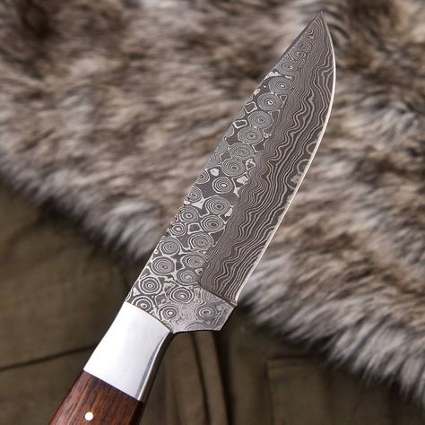 CUSTOM HANDMADE DAMASCUS STEEL HUNTING KNIFE WITH RAM HORN AND EXOTIC WOOD HANDLE MEASUREMENTS OVERALL LENGTH = 10 NCHES APPROX BLADE LENGTH = 5.25 INCHES APPROX DAMASCUS PATTERN = Rain drop BLADE MATERIAL = DAMASCUS STEEL DM or Contact Below Details for Further Information: info@elegant-blades.com Whats Ap:+447466553242 #handmade #handcrafted #hunting #explore #trending #viral #stainless Damascus Knife Set, Ulu Knife, Damascus Kitchen Knives Set, Damascus Hunting Knife, Skinning Knife, Damascus Chef Knives, Ram Horns, Damascus Blade, Bowie Knife