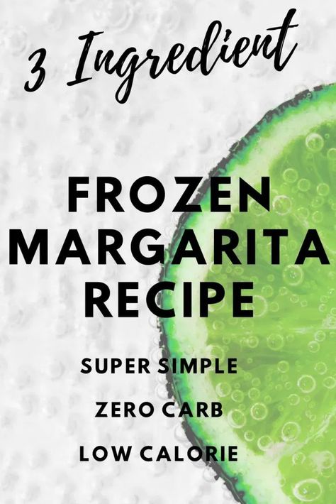 Frozen Margarita Recipe: super simple, only 3 ingredients, zero carb so suitable for low carb and keto diets as well as being low calorie Low Cal Margarita Recipe, Light Margarita Recipe, Low Sugar Margarita Recipe, Sugar Free Margarita Recipe, Healthy Margarita Recipe, Keto Margarita, Frozen Margarita Recipe, Sugar Free Margarita, Limeade Margarita