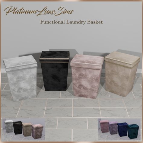 Laundry Basket (Functional) - The Sims 4 Build / Buy - CurseForge Sims 4 Cas Background, Cc Skin, Sims4 House, Sims 4 Cheats, Sims 4 Tsr, Building Things, Sims Baby, Sims 4 Traits, Play Sims 4