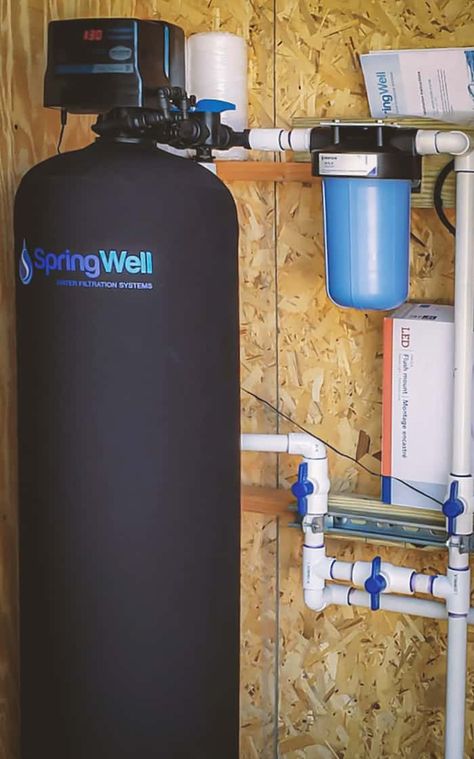 Well Water Filter System, Well Water System, Water Softener System, Water Softeners, Barn Style House Plans, Well Water, Daily Water, Water System, Best Water