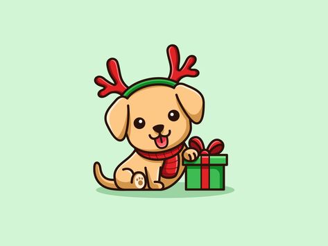 Cute Christmas Animal Drawings, Cute Christmas Dogs, Cute Christmas Drawing Ideas Animals, Christmas Animals Cartoon, Cute Christmas Dog Drawings, Christmas Dog Drawing Easy, Christmas Animal Drawings, Cute Christmas Animals Drawings, Christmas Animal Drawing