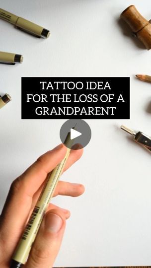 Grandparent Tattoos Memories, Grandfather Tattoo Memories, Tattoo Ideas Grandparents, Grandparent Memorial Tattoo, Grandbaby Tattoo Ideas, Grandparents Tattoo Ideas, Loss Of A Grandparent, Tattoo Ideas For Grandparents, Tattoo Grandparents