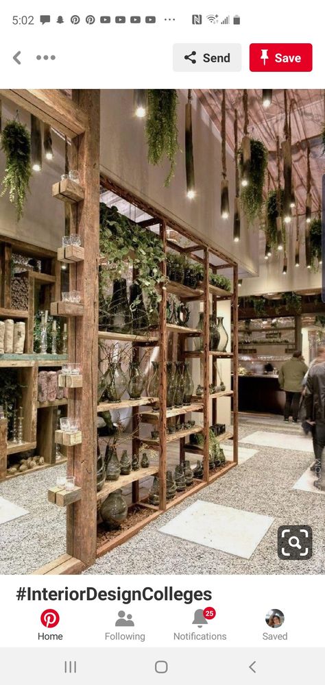 Flower Shop Interiors Design, House Plants Ideas, Dividing Wall, Merchandise Display, Flower Shop Interiors, Flower Shop Design, Indoor House Plants, Plants Ideas, Plant Shop