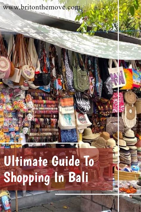 Shopping in Bali is more than just picking up some souvenirs. The island has an abundance of world-class shopping malls with plenty to offer for all ages and interests, be it family fun or dining out on delicious food. Here is the ultimate guide to shopping in Bali! #balishopping #shoppinginbali #balimalls #balimarkets #balishops #shopsinbali Bali Souvenirs, Shopping In Bali, Bali Shopping, Bali Trip, Railay Beach, Bali Travel Guide, Thailand Food, Cheap Shopping, Jimbaran