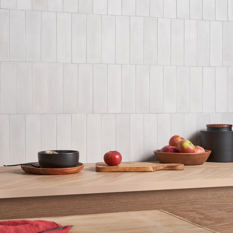 Ivy Hill Tile Vibe 2" x 8" Matte Cement Subway Wall Tile - Wayfair Canada Matte Backsplash Kitchen, Color Tile Backsplash, Tiles Inspiration, Kitchen Tile Backsplash, Modern Kitchen Backsplash, Grey Subway Tiles, Renovation Inspiration, Stone Mosaic Tile, Ivy Hill Tile