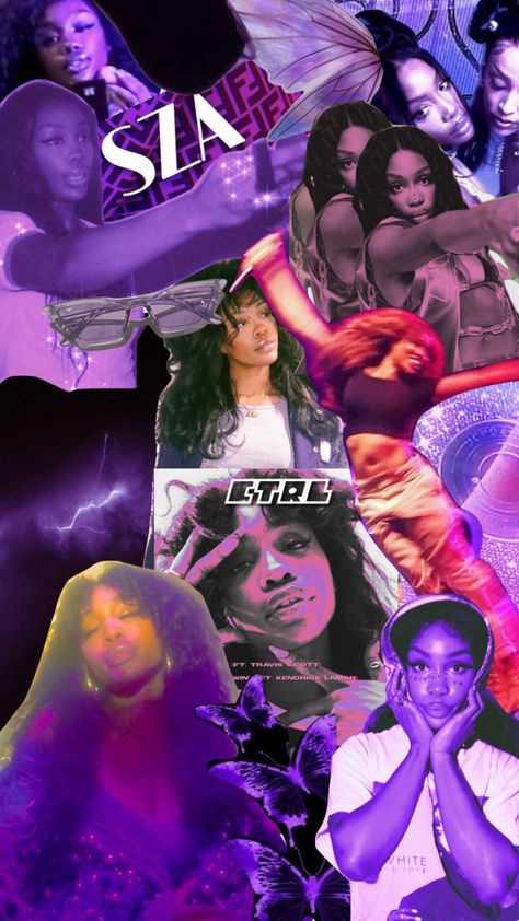 Love Galore Sza Wallpaper, Sza Aesthetic Purple, Sza Aesthetic Wallpaper Purple, Purple Sza Wallpapers, Sza Purple, H.e.r Aesthetic Singer, Sza Aesthetic Wallpaper Blue, Sza Core, Sza Aesthetic Wallpaper