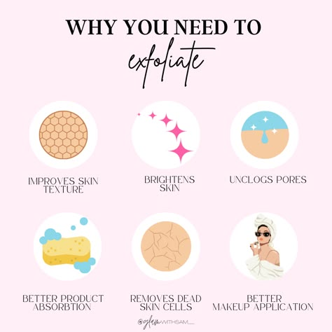 Exfoliation is 🔑 Beauty Graphics, Esthetician Inspiration, Esthetician Quotes, Medical Esthetician, Esthetician School, Beauty Skin Quotes, Licensed Esthetician, Esthetician Marketing, Skin Facts