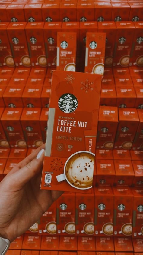 Toffee Nut Latte, Latte Starbucks, Toffee Nut, Christmas Season, Toffee, Christmas Seasons, Coffee Bag, Pinterest Likes, Tea