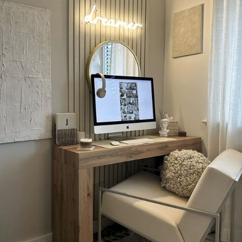 Home Office Ideas - How to Create The Perfect Home Office Desk In Hallway, Home Office Organization Ideas, Office Organization Ideas, Beautiful Home Office, Design Decor Ideas, Home Office Organization, Home Office Ideas, Office Organization, Home Office Design