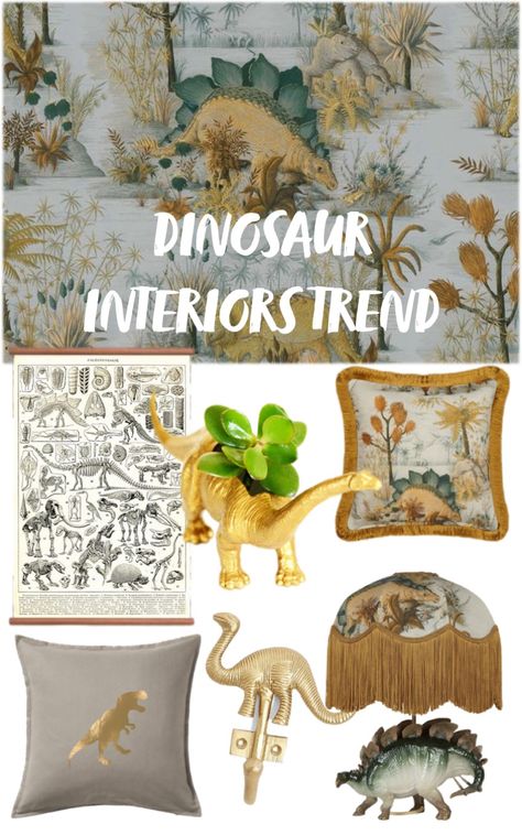 Dinosaur Dorm Room, Dinosaur Home Decor, Rorys Room, Dino Bathroom, Dino Room, Dinosaur Bedroom, House Of Hackney, Dinosaur Room, Dinosaur Wallpaper