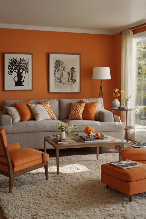 Step into a dreamy tangerine oasis with the 2024 walls of Tangerine Dream (BM 2012-30)! Join us for a glimpse into a day in the life of an interior designer. #Ad #homedecor #homedesign #wallpaints2024 #Painthome #interiorarchitecture Wall Colors Green Living Room Colors
Bright Living Room Colors
Apartment Renovation
Living room Remodeling
Modern Paint Colors
2024 Bright Paint Living Room, Color Sofas Ideas, Orange Walls Decor, Rust Wall Color Living Room, Bright Living Room Colors Paint, Different Color Sofas In Living Room, Living Room Orange Walls, Orange Wall Living Room, Orange Accent Wall Living Room