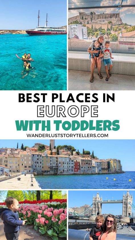 Best Vacations With Kids, Toddler Vacation, Traveling With A Toddler, Best Family Vacation Spots, Places To Visit In Europe, Best Places In Europe, Best Countries To Visit, Best Places To Vacation, Best Holiday Destinations