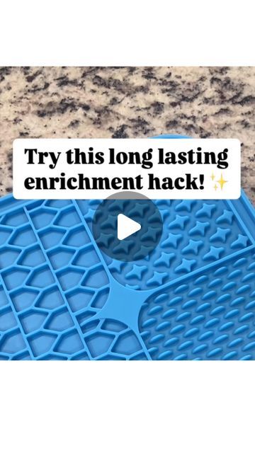 bodhi + kora on Instagram: "SAVE THIS IDEA!👇

Another super easy enrichment idea for your dog and it’s only 1 ingredient!

I cant believe how long it took my dog to finish this! This is a must try for those dogs that finish lick mats super fast.

Make sure you are always supervising your dog during these activities!

Follow @bodhi.and.kora for more tips!

#canineenrichment #dogtips #dogenrichmentideas #puppytips #puppytricks #hyperdog #dog #doghacks #dogparents #trendingaudio" Dog Lick Mat Ideas, Puppy Enrichment Ideas, Lick Mat Recipes, Dog Lick Mat, Hyper Dog, Dog Enrichment, Dog Hacks, Dog Parents, New Puppy