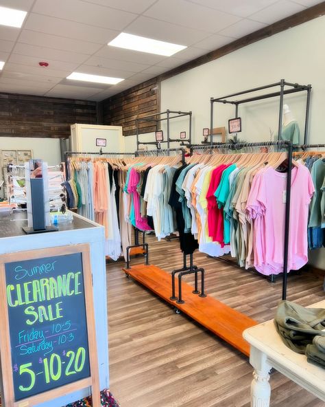 COME SEE US! ☀️ Today from 10-5 and tomorrow from 10-3. In store only! 💗 Consignment Store Layout, Summer Clearance Sale, Store Layout, Summer Clearance, Blue Pin, Consignment Stores, Clearance Sale, In Store, Layout