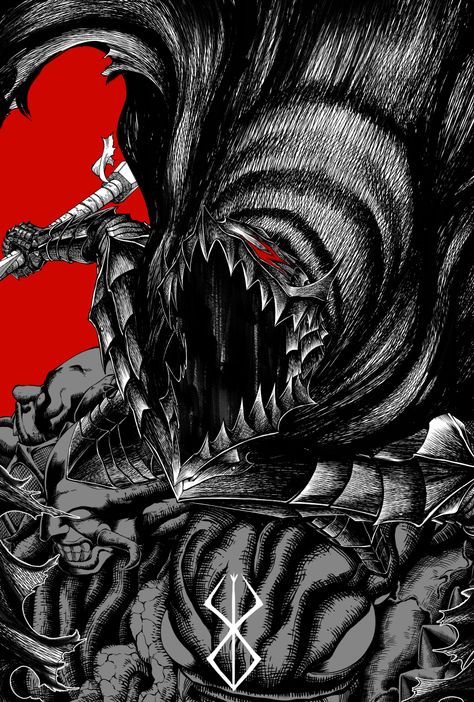 Berserker Tattoo, Guts Griffith, Issei Hyoudou, Rage Art, Berserk Guts, Anime Outfit, 1080p Anime Wallpaper, Anime Store, Demon King Anime