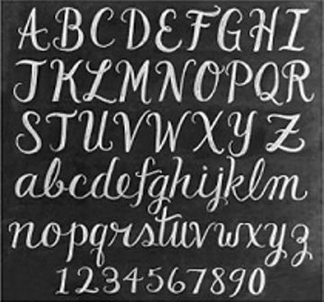 Draw Scripted Chalk Lettering Chalkboard Fonts Alphabet Hand Drawn, Chalk Writing Fonts, Disco Sign, Chalkboard Alphabet, Decorative Typography, Diy Chalkboard Sign, Chalk Writing, Chalkboard Doodles, Chalkboard Fonts