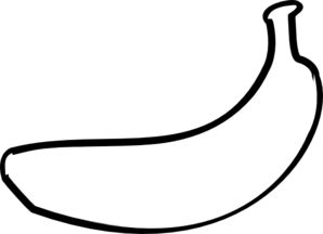 Banana Outline clip art Banana Outline, Onesie Diy, Miss Smith, Jesus Coloring Pages, Ladybug Crafts, Holiday Program, Tree Templates, Banana Tree, Phonics Worksheets