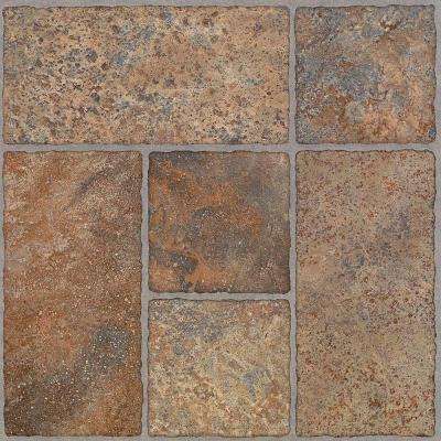 Bodden Bay 12 in. x 12 in. Terra Cotta Peel and Stick Vinyl Tile (30 sq. ft. / case) Peel And Stick Vinyl Tile, Armstrong Flooring, Peel And Stick Floor, Vinyl Style, Terracotta Floor, Vinyl Floor Tiles, Vinyl Tile Flooring, Resilient Flooring, Wood Parquet