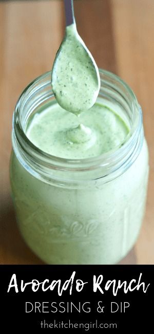 Creamy Avocado Ranch Dressing & Dip Avocado Ranch Dressing Recipe, Homemade Avocado Ranch Dressing, Creamy Avocado Ranch Dressing, Avocado Lime Ranch Dressing, Avocado Recipes Dinner, Ranch Dressing Dip, Avocado Ranch Dressing, Avocado Recipes Healthy, Avocado Recipes Breakfast