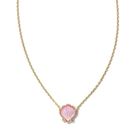 14k Gold Plated "Brynne" Shell Pendant Necklace in Blush MOP Kendra Scott Seashell, Kendra Scott Shell Necklace, Preppy Wishlist, Pink Shell Necklace, Preppy Jewelry, Kendra Scott Necklace, Jewelry Accessories Ideas, Jewelry Essentials, Jewelry Lookbook