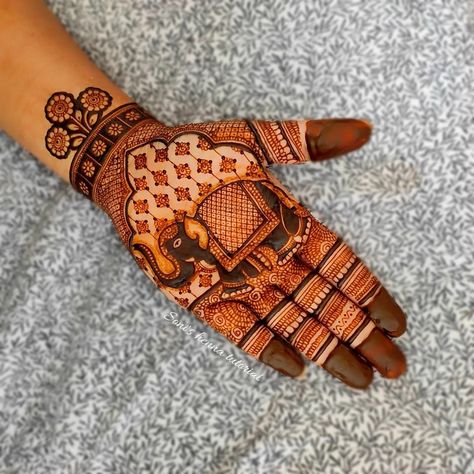 Mhendi Design Unique Elephant, Minimilistic Mehndi, Checks Mehendi, Elephant Mehendi, Mehndi 2023, 2023 Mehndi, Peacock Mehndi Designs, Short Mehndi Design, Mehndi Mehndi