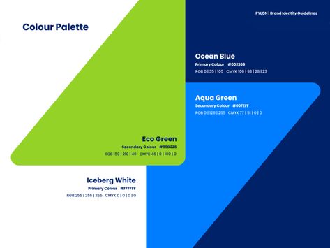 Pylon // Brand Manual // Colour Palette by Letterlust Studio on Dribbble Crypto Color Palette, Corporate Color Scheme, Blue And Green Pallette, Corporate Color Pallete, Corporate Blue Color Palette, Blue Business Color Palette, Design Studio Color Palette, Branding Pallete Color, Color Palette Professional