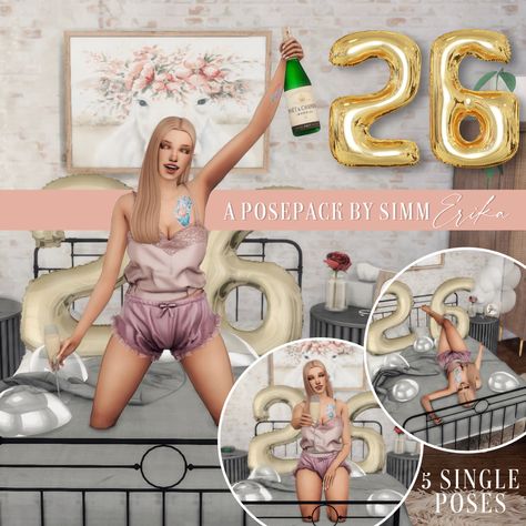 Sims 4 New Year Pose, Ts4 Birthday Poses, Sims 4 Photoshoot Poses, Birthday Cc Sims 4, Sims 4 Cc Birthday, Sims 4 Birthday Poses, Sims 4 Party Poses, Sims Photoshoot, Sims 4 Birthday Party Cc