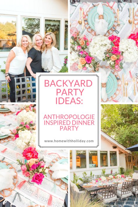 Backyard Party Ideas, Backyard Dinner Party, Dinner Party Table Settings, Spring Table Settings, Summer Bash, Dinner Party Decorations, Outdoor Dinner Parties, Elegant Entertaining, Party Tablescapes