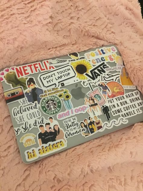 Macbook With Stickers, Apple Laptop Stickers, Macbook Cover Stickers, Macbook Case Stickers, Transformation Quotes, Macbook Cover, Laptop Case Stickers, Laptop Decoration, Transformation Motivation