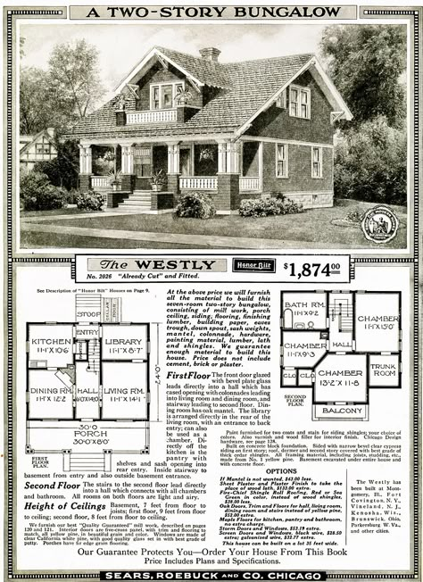 The Top Five Most Popular Sears Homes | Contractor Talk - Professional Construction and Remodeling Forum Sears House Plans, Sears House, Sears Catalog Homes, Sears Homes, Sears Kit Homes, Craftsman Houses, Craftsman Homes, Little House Plans, Sears Catalog