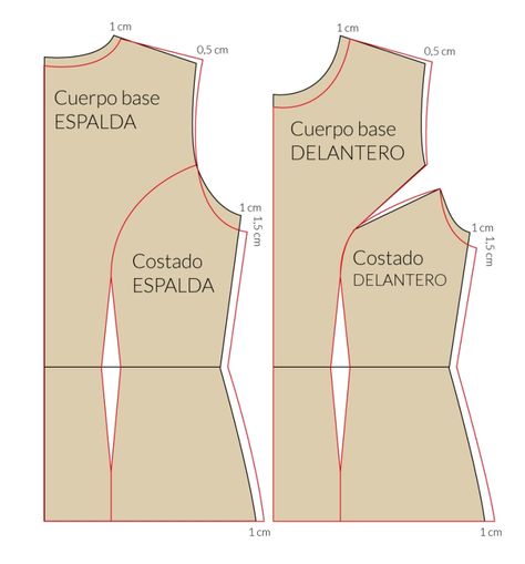 Diario de mi chaqueta Chanel – parte 1 – Copycat Chanel Style Jacket Pattern, Chanel Jacket Pattern, Infinity Dress Patterns, Corset Pattern Drafting, Layered Dress Pattern, Pattern Drafting Tutorials, Chanel Style Jacket, T Shirt Sewing Pattern, Corset Sewing Pattern