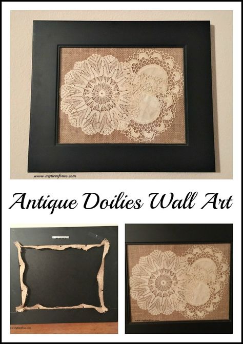 Doilies Wall Art, Doily Wall Art, Framed Doilies, Doilies Diy, Doily Art, Cuadros Diy, Doilies Crafts, Lace Crafts, My Turn