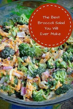 Broccoli Salad Recipe Easy, Best Broccoli Salad, Best Broccoli Salad Recipe, Broccoli Pasta Salads, The Best Broccoli, Easy Broccoli Salad, Best Broccoli, Broccoli Cauliflower Salad, Broccoli Salad Bacon