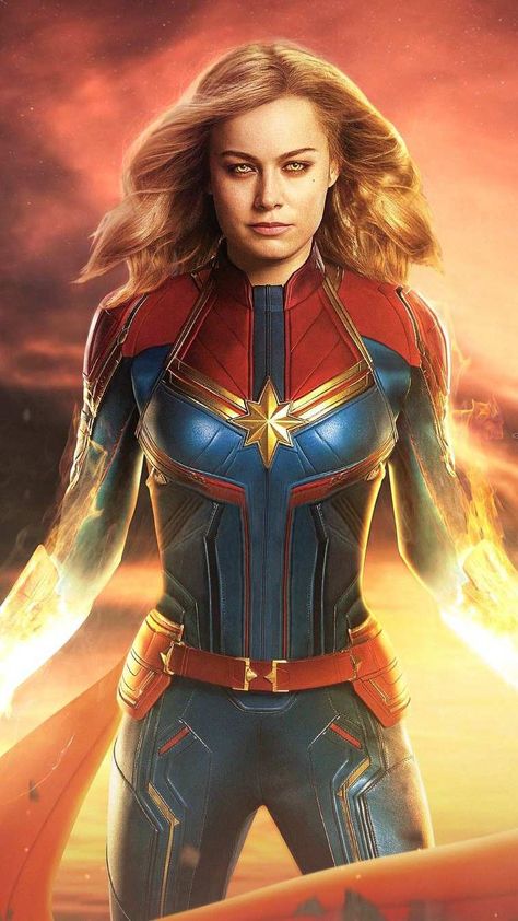 Captain Marvel Brie Larson Powers iPhone Wallpaper Robert Kazinsky, Kapten Marvel, Colin Ford, Miss Marvel, Film Marvel, Marvel Fanart, Captain Marvel Carol Danvers, Annette Bening, Marvel Logo