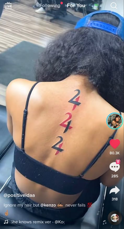 Ways 444 Tattoo, 444 Tattoo Black Women, Leg Words Tattoos Women, 222 444 Tattoo Ideas, 444 222 111 777 Tattoo Stencil, 444 777 111 Tattoo, 444222111 Tattoo, 222 111 444 Tattoo, 222444 Tattoo