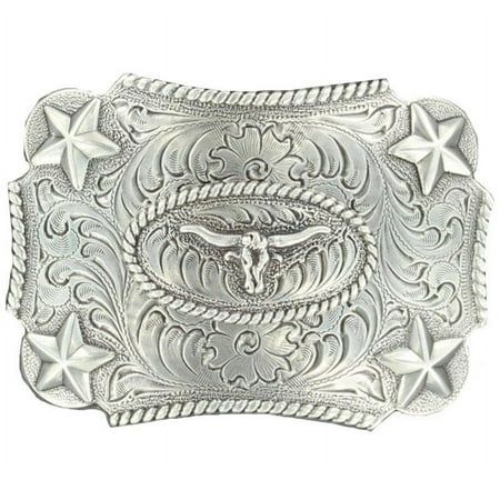 Nocona Belt Co. Mens Star/Longhorn Belt Buckle Silver Size: One Size.  Gender: male.  Age Group: adult. Traditional Belt, Cowboy Accessories, Rodeo Belt Buckles, Nocona Belt, Buckle Bunny, Womens Belt Buckles, Cowgirl Belts, Western Bag, Western Babies