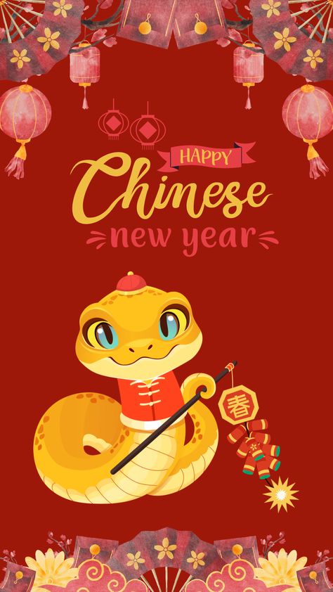 chines new year 2025 happy chines new year 2025 Chinese New Year 2025, Chinese New Year Wallpaper, Cny 2025, Chinese Birthday, New Year Wallpaper, Art Humor, Year Of The Snake, Happy Chinese New Year, The Snake