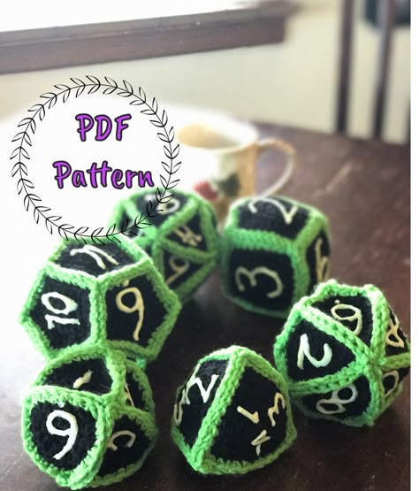 Dnd Crochet, Geeky Crochet Patterns, Geek Crochet, Nerdy Crochet, Dnd Diy, Crochet Game, Crocheting Patterns, Crochet Design Pattern, Crochet Bebe