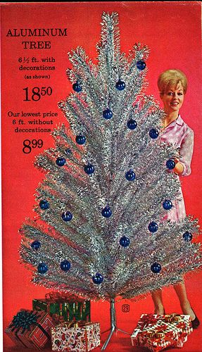 Aluminum Tree, Aluminum Christmas Tree, Postal Vintage, Christmas Ad, Mid Century Christmas, Christmas Catalogs, Vintage Memory, Old Fashioned Christmas, Old Ads